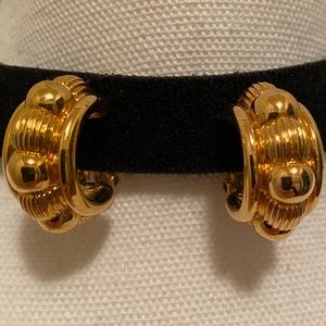 Joan Rivers Classic Gold Tone Hoop Earrings